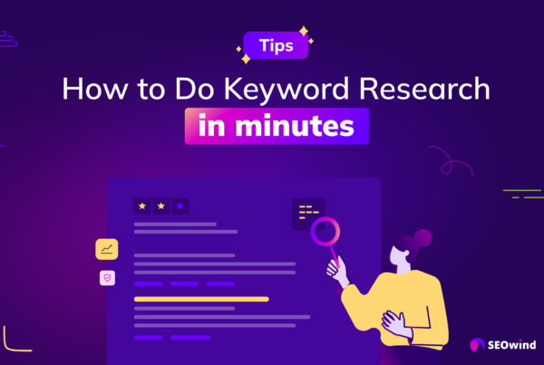 how to do keyword research in minutes tips