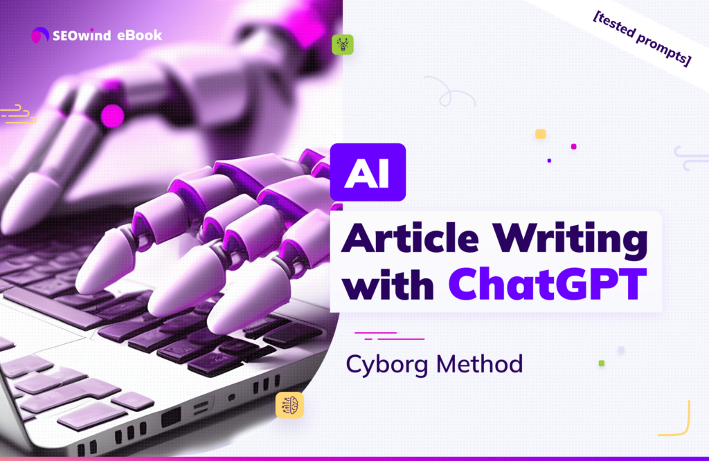 eBook AI artikel schrijven met ChatGPT - Cyborg Methode
