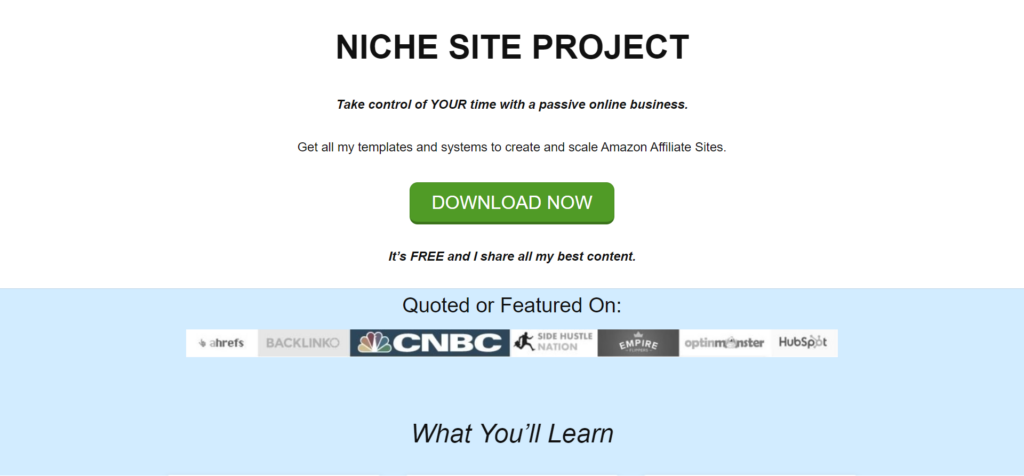 Proyecto de sitio nicho - Doug Cunnington