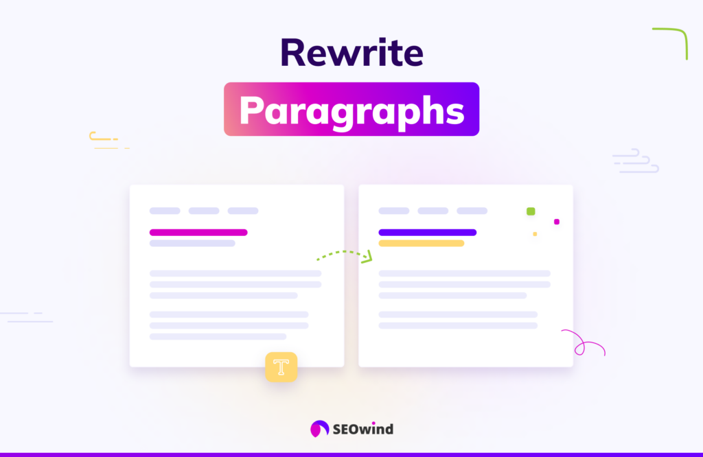 rewrite paragraphs