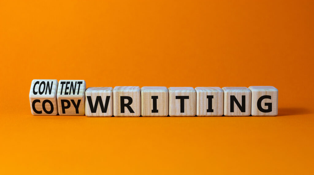 Schreiben von Inhalten vs. Copywriting