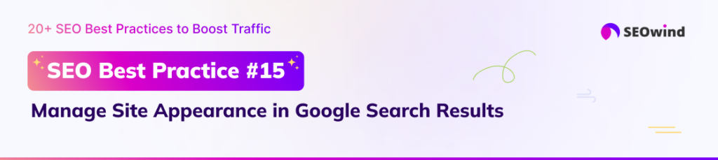 Website-Erscheinung in den Google-Suchergebnissen verwalten