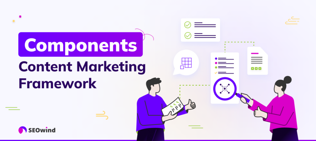 Componentes de un marco de marketing de contenidos