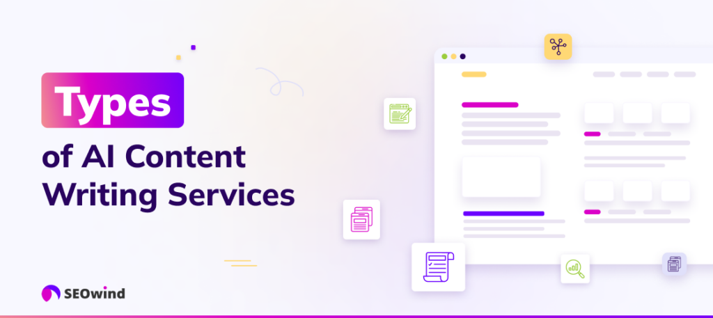 Types of AI Content Writing Services
