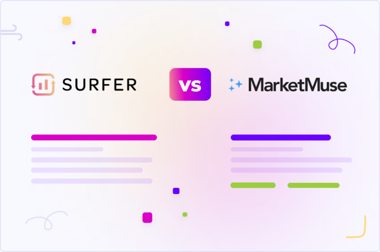 Surfer SEO vs Marketmuse