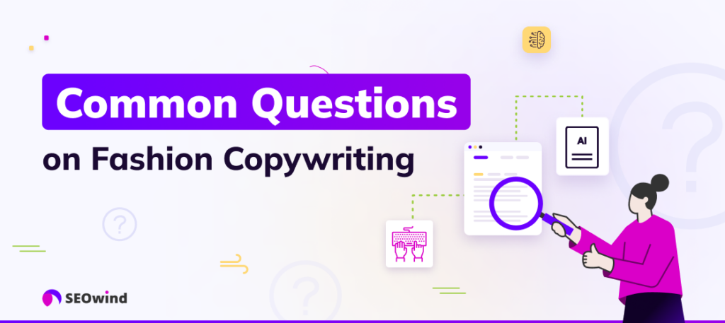 FAQ over mode copywriting