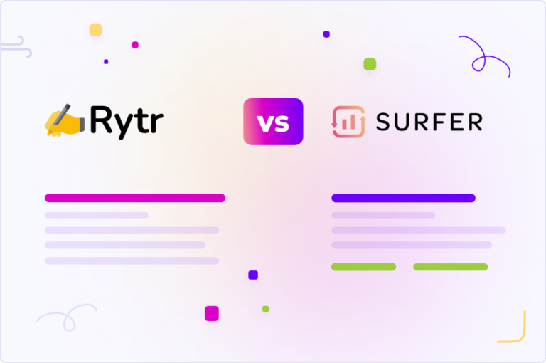 Rytr vs Surfer SEO vergleichen
