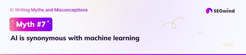Myth #7 AI Is Synonymous with Machine Learning