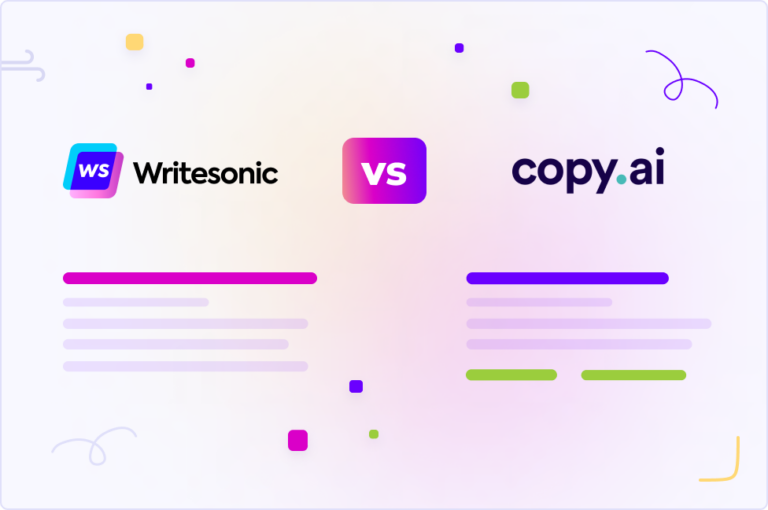 Vergleich zwischen Writesonic und copyAI
