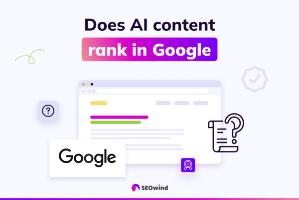 does AI content rank in google