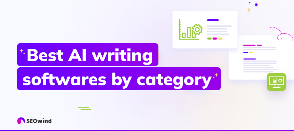 Best AI writing softwares by category