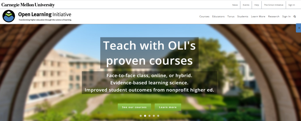 Carnegie Mellon Open Learning Initiative