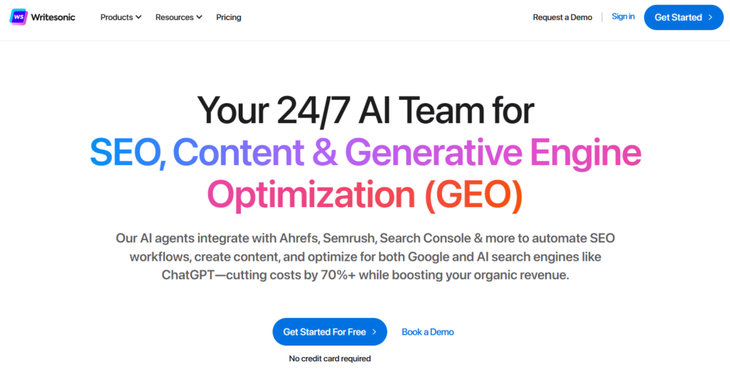 writesonic homepage 2025.06