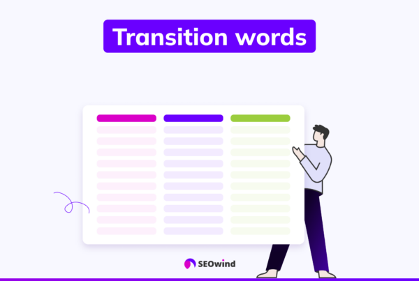 transition words