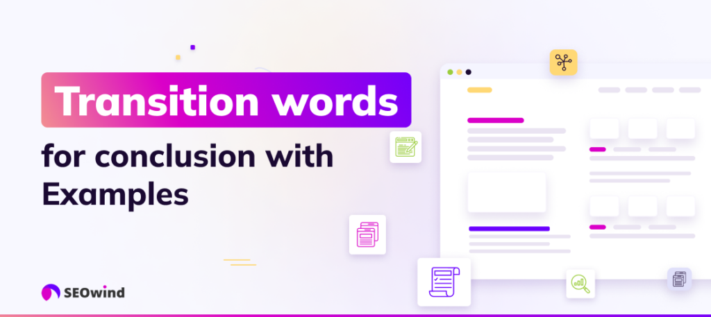 Übergangswörter für den Abschluss mit Beispielen