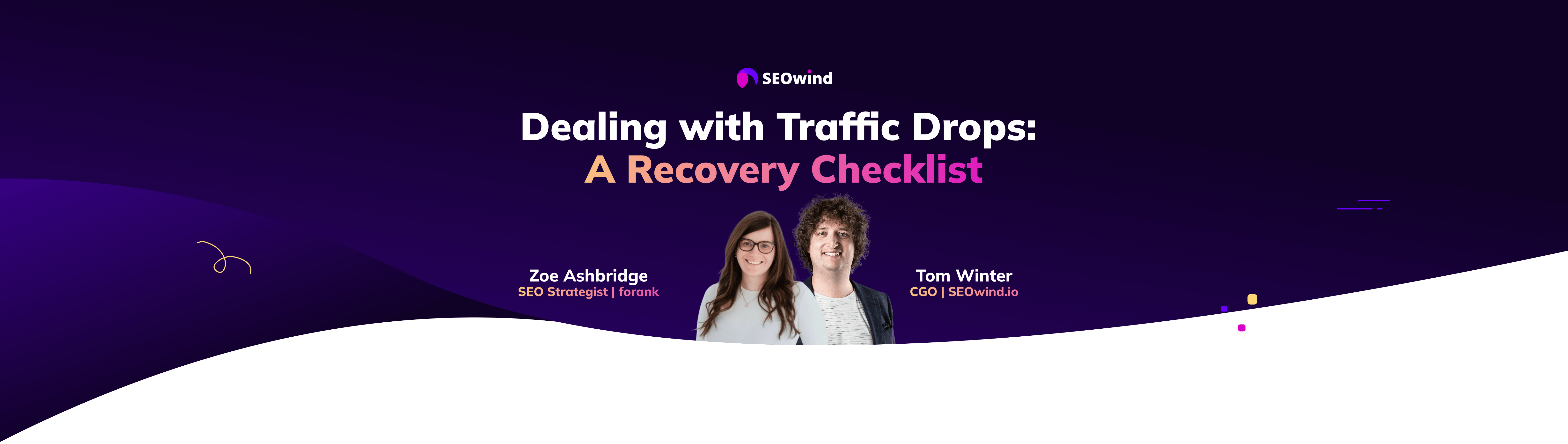 dealing with traffic drop